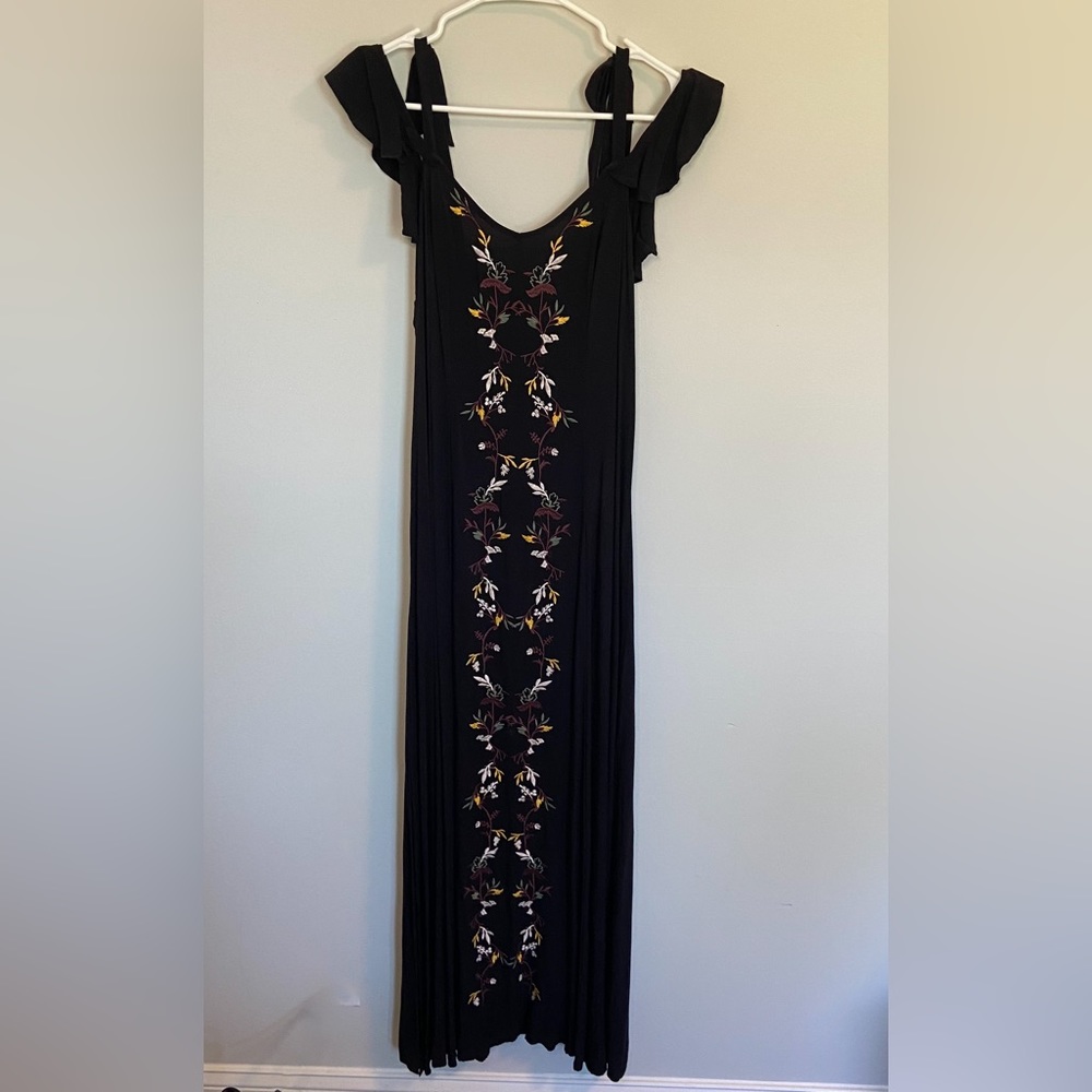 Embroidered Maxi Dress